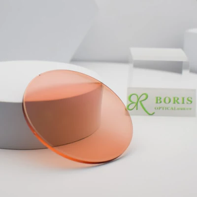 1.56 Photochromic Orange Hmc EMI Optical Lenses