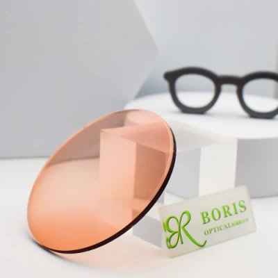 1.56 Photochromic Orange Hmc EMI Optical Lenses