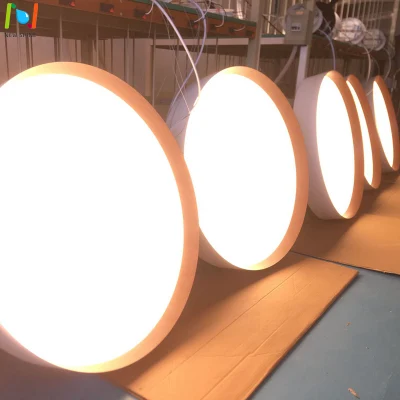D900mm 34&quot; Modern Suspended Round Ceiling LED Panel Pendant Light