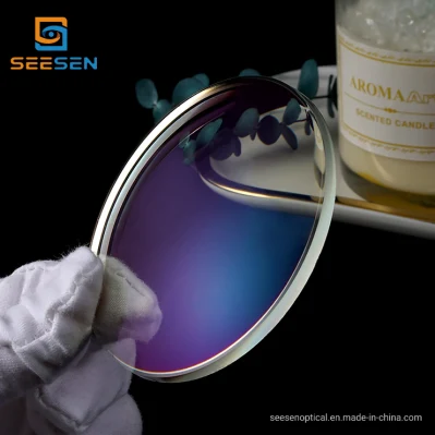 1.61 Asp UV420 Block Blue Light Optical Lens with Photochromic Film Eyeglasses Lenses