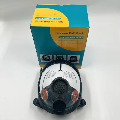 New Design Full Face Mask Respirator Lens Anti-Fog Large View Light Weight
