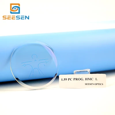 1.59 Hmc Progressive Polycarbonate Spectacle Lentes Progressive Optical Lenses Lens