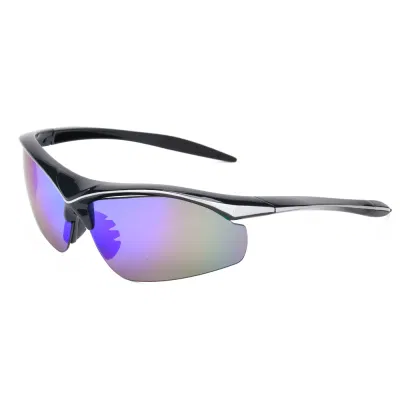 Wholesale Custom Fashion Half Frame Polarized Lens Outdoor Sport Sun Glasses UV400 Eye Protection Cycling Glasses