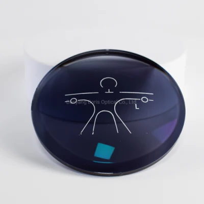1.59 PC Progressive Spin Photo Grey Blue Cut Optical Lenses
