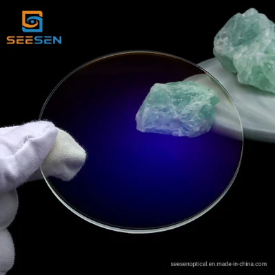 1.56 Finished Single Vision Lens Photochromic Blue Cutting UV420, Blue Block Optical Lens