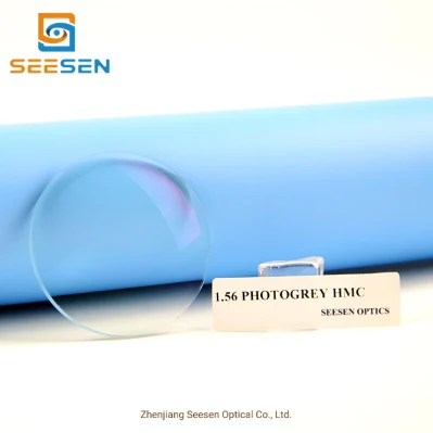 Factory Optical Lenses Photochromatic Lens 1.56 Photochromic Hmc EMI Optical Lens Manufacturer