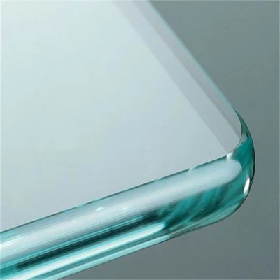 Float Toughened Tempered Glass Table Top Round Beveled Tempered Glass Table Top 6mm 8mm 10mm Glass Table Top