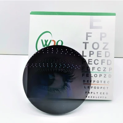 Fast Change Glasses Lens Cr39 Lenses 1.56 Single Vision Hmc Photochromic Photo Grey Optical Lenses