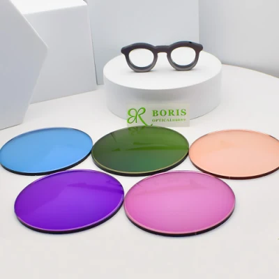 1.56 Photochromic Orange Hmc EMI Optical Lenses