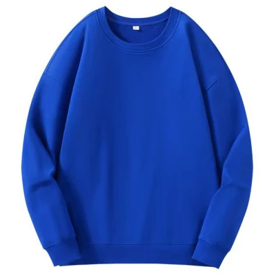 Premium Cotton Ease: Wholesale &amp; Small-Batch Round Neck Long Sleeve Top!