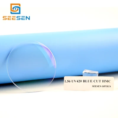 1.56 Cr-39 UV420 Blue Block Ar-Coating Optical Eye Glasseses Lenses