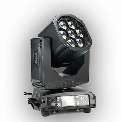 7PCS DOT Control LED Mini Bee Eye Moving Head Light with Rotation Lens