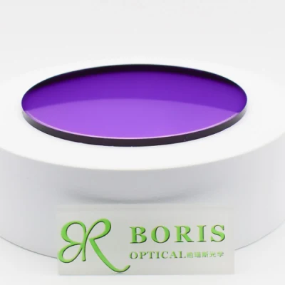 Middle Index 1.56 Photochromic Purple Hmc Eyeglasses Optical Lenses Hot Sale