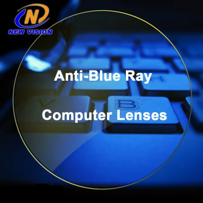High Quality 1.60 Aspheric Blue Block Lens Shmc Optical Lenses