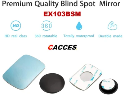 Blu-Ray Anti-Glare Convex Super HD Wide Angle Blind Mirror,2 Pack Blind Spot Mirrors for Car, Auto Blue Light Blind Glass,Auziliary Lens for Car Rearview Safety