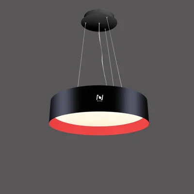 D900mm 34&quot; Modern Suspended Round Ceiling LED Panel Pendant Light