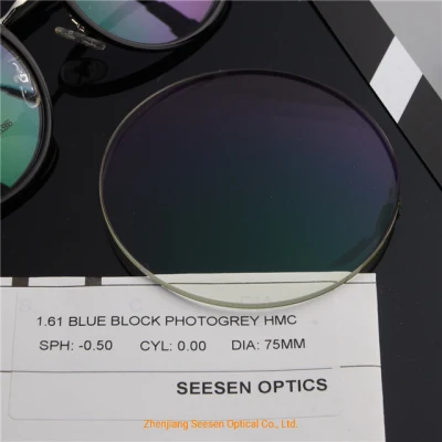 Blue Block Lens Price Eyeglass Lenses 1.61 UV420 Blue Cut Hmc Lens Eyeglass Lens Prices Blue Cut Lens