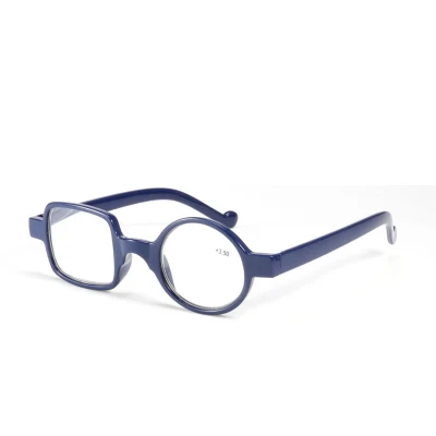 Cheap Fashion Asymmetrical Round&Square Men Women Presbyopia Glasses Reading Glasses