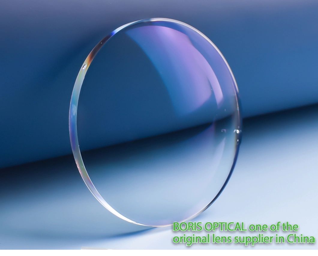 1.61 Single Vision Hmc UV400 Optical Lens Green Coating Protect Eyes
