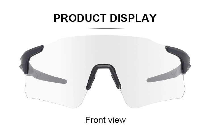 New Design Clear Lens Bike Glasses Photochromic Cycling Sunglasses