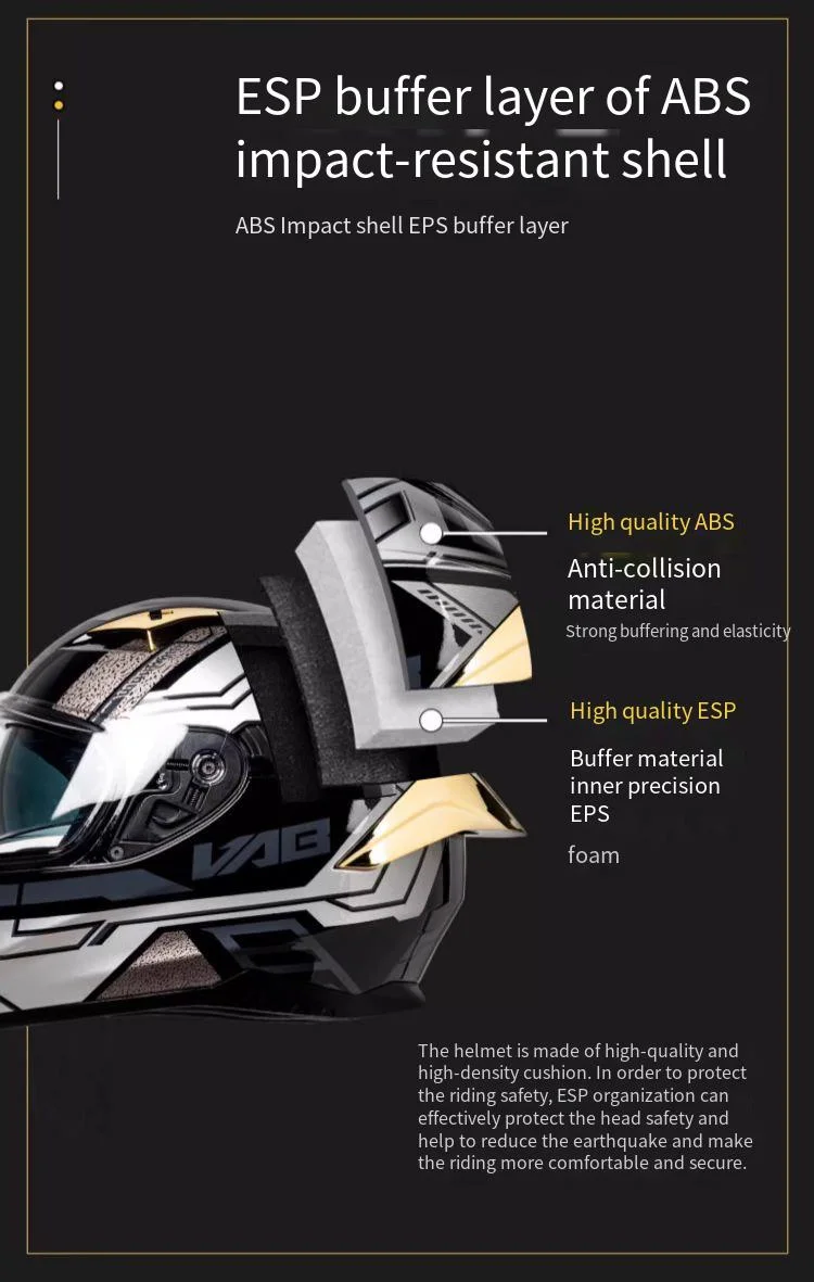 Hot-Selling Motorcycle Helmet ABS Full-Face Helmet Low-Cost High-End Helmet Motorcycle Accessories Helmet