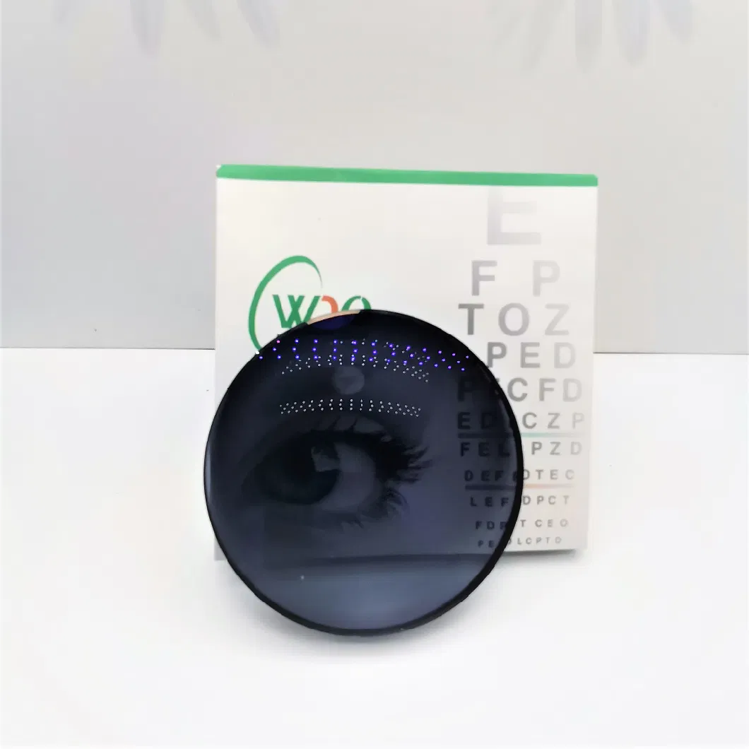 1.60 Photochoromic Photogray Asp Hmc Eye Optical Lens Spectacle Lens