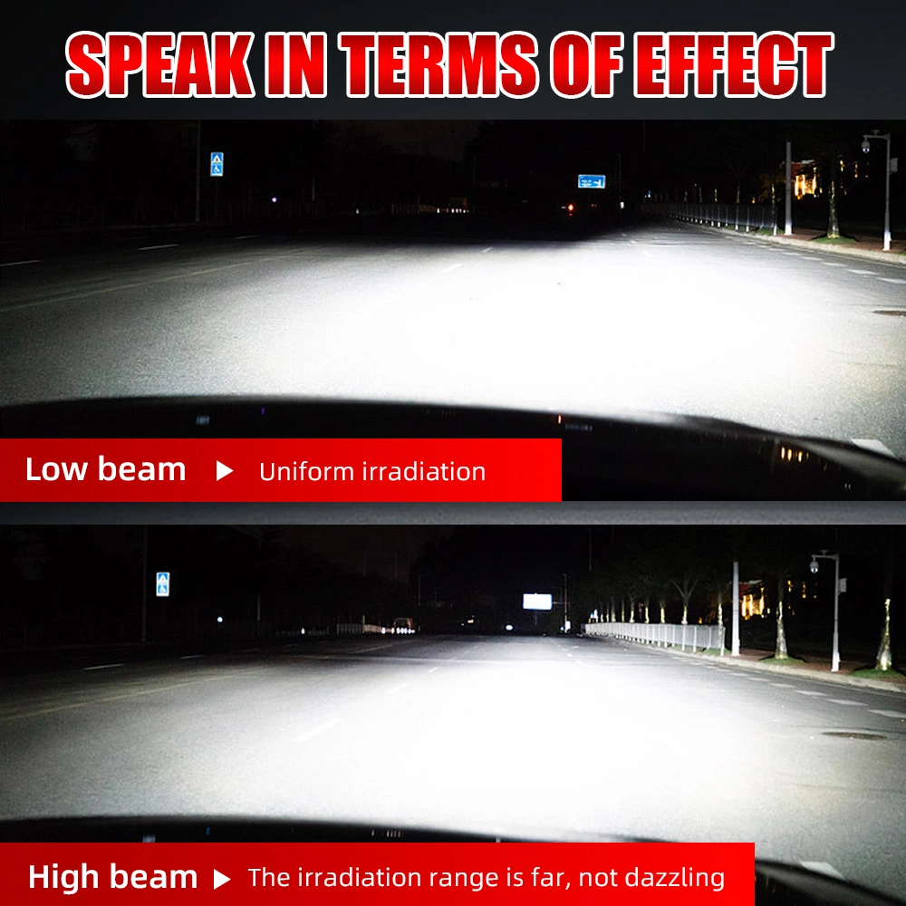 Y7d Auto Lights H4 Car Headlight 6000K Bi-LED Mini Projector Lens