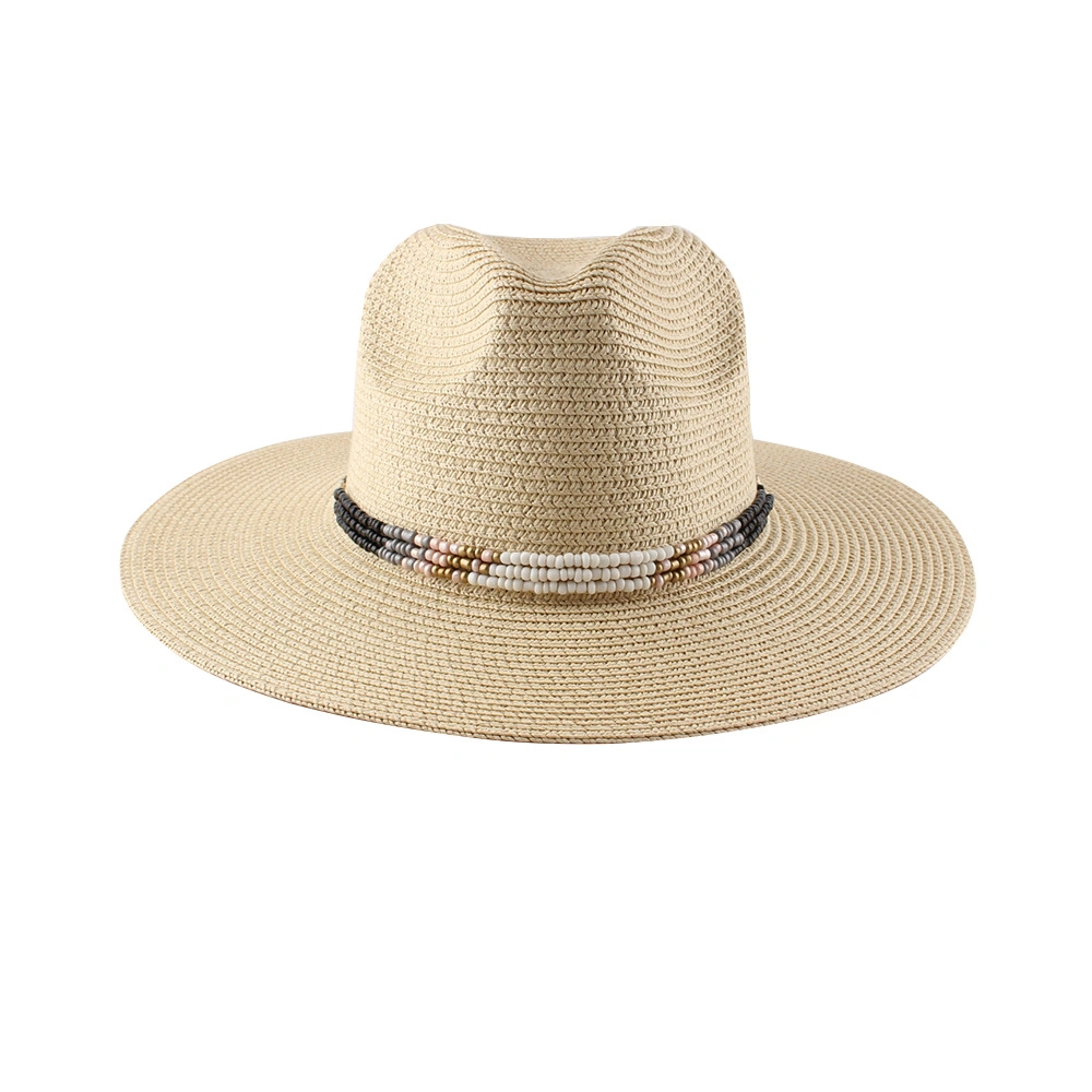 Flat Eaves Jazz Top Sunblock Straw Hat