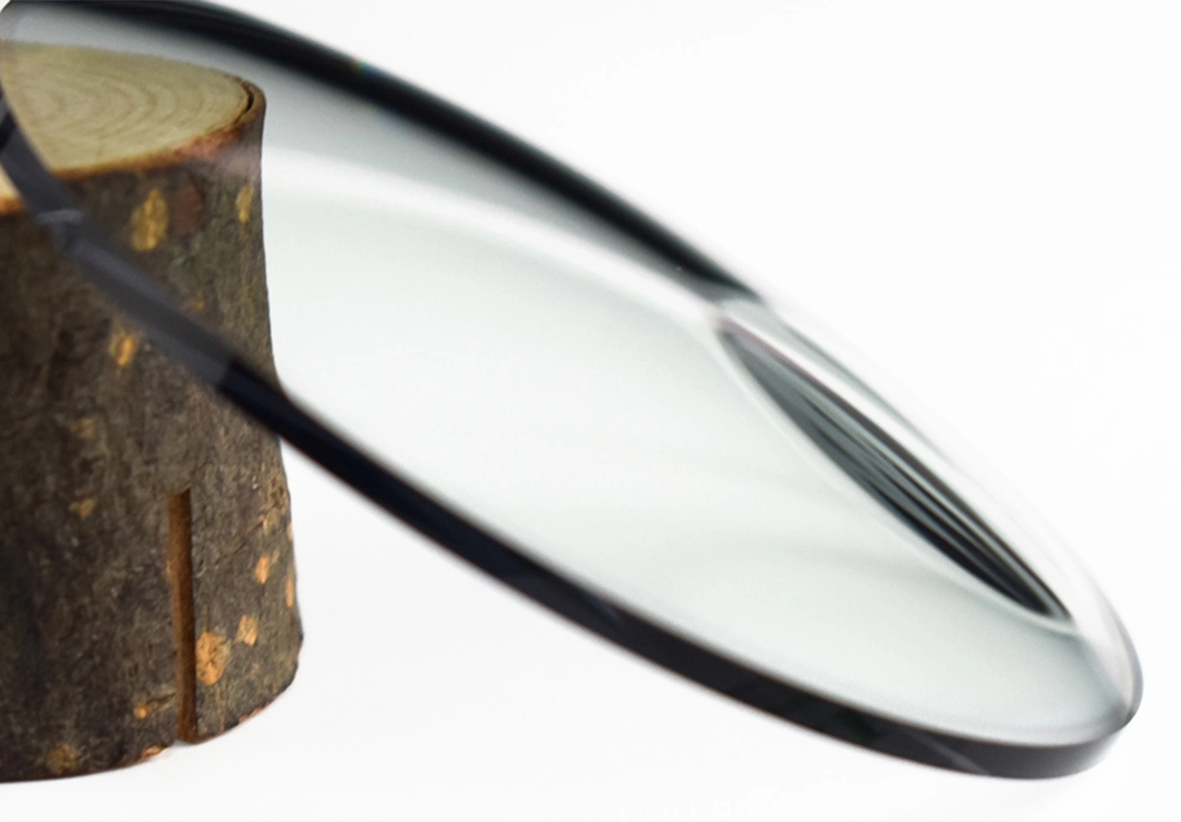 Spectacles Lens Middle Index 1.56 Bifocal Round Top Blue Cut Hmc Eyeglasses Plastic Lenses