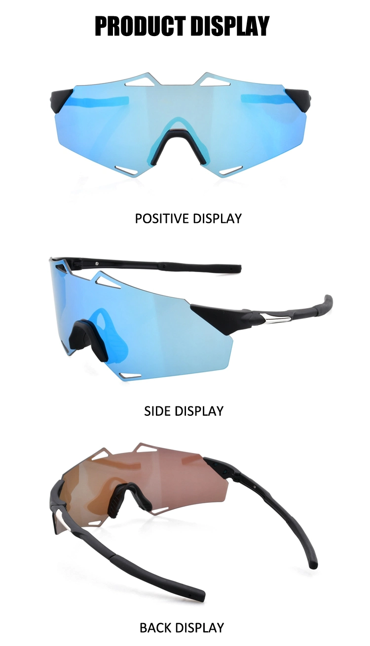 Free Sample 3 Sets of Lens Outdoor Photochromic Cycling Sunglasses Sports Polarized