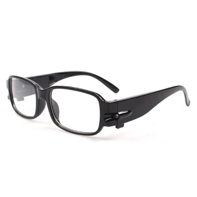 LED Light Reading Glasses Night Vision Care Presbyopic Eyeglasses Clear