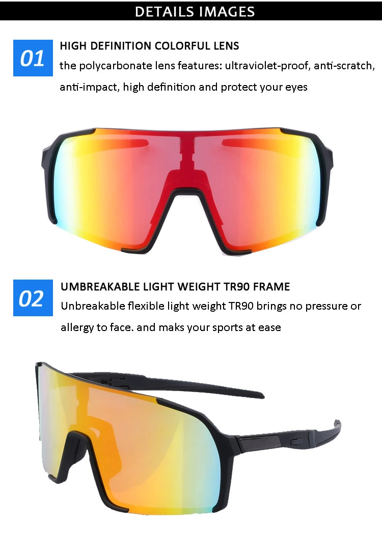 Photochromic Sports Beach Bicycle Mountain Fishing Driving Sun Glasses with Lens 3
