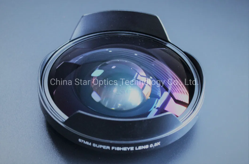 Optical Fish Eye Lens Customized Used for Camera