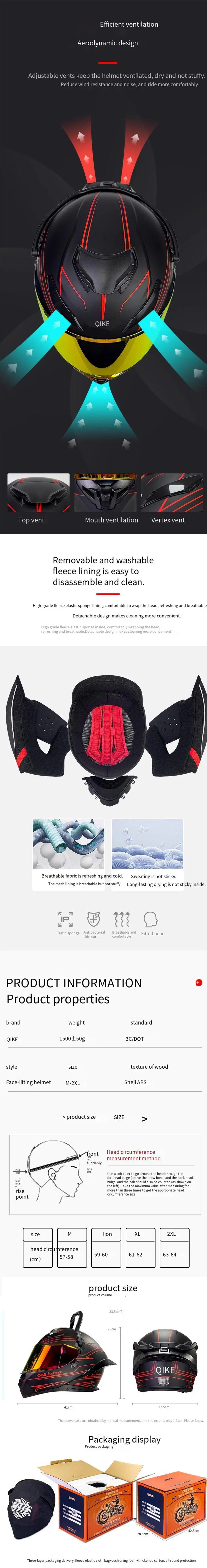 2023 New Fashion DOT Standard Man Full Face Motorcycle Helmets Cascos Gold-Plated Lens Riding Racing Helmet