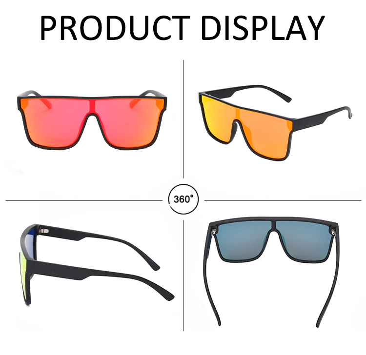 Most Popular Unisex One Piece Lens Shades Anti UV Photochromic Driving Sunglasses