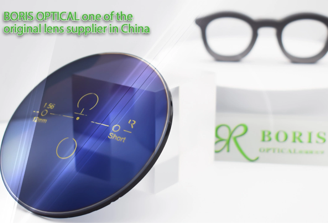 1.56 Progressive Photo Grey EMI Hmc Optical Lenses Eyeglasses China Manufacture