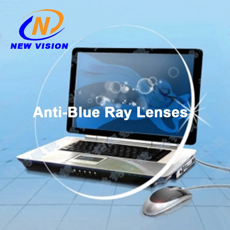 High Quality 1.60 Aspheric Blue Block Lens Shmc Optical Lenses