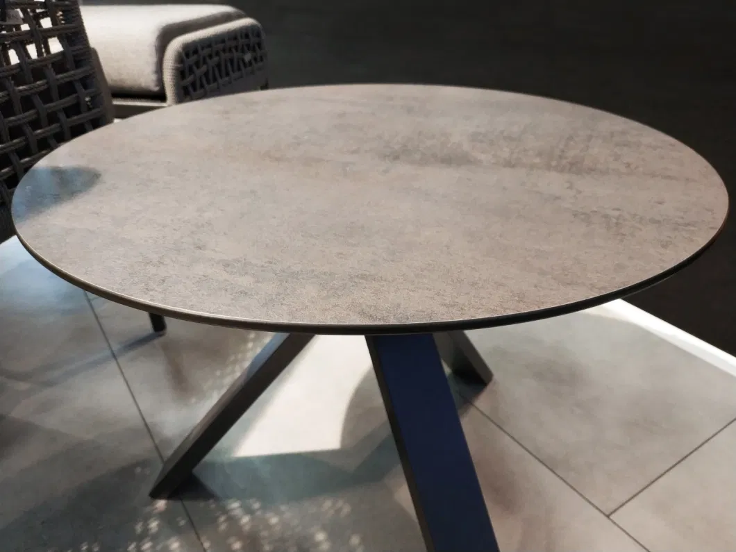 Debo Cement Bronze Decor Compact HPL Round Table Tops