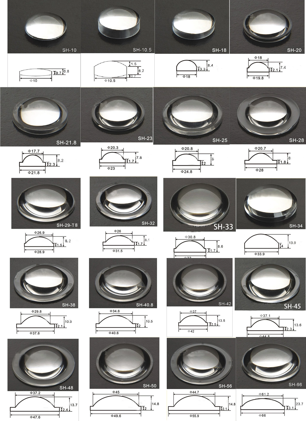 New 2024 Free Sample/Inquiry for Drawings Biconvex Pop-Tech Optical Glass Bi-Convex 34mm Dia 45mm FL Lens Google Cardboard Vr