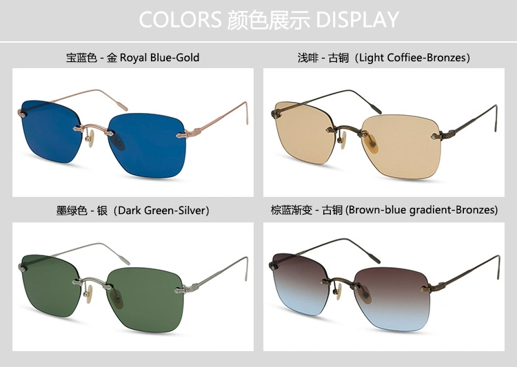 Good Reputation High Quality Sun Glasses for Men Women Square Frame Sun Shades Sunglasses Polarized Sunglasses Mens River Men Sunglass