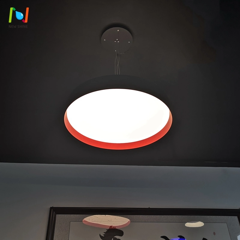 D900mm 34&quot; Modern Suspended Round Ceiling LED Panel Pendant Light