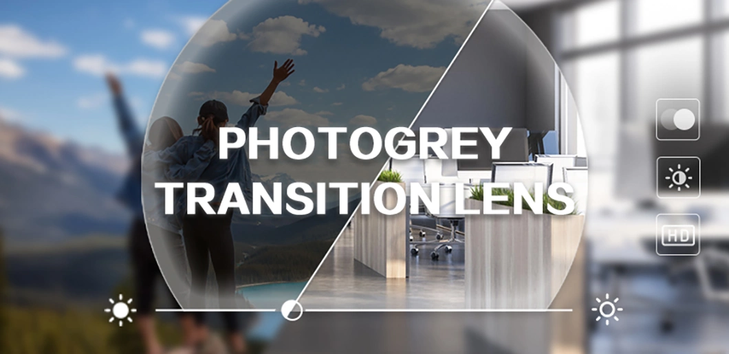 1.56 Photogrey &amp; Phtobrown Cr39 Transition Lenses Price Hmc Optical Lens