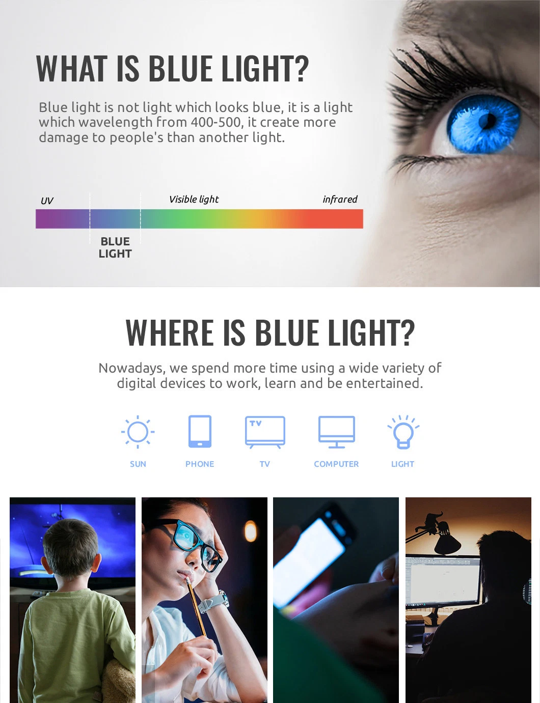 Freeform Progressive Lens High Index 1.67 Blue Cut Progressive Hmc Photogrey Blue Coating Blue Cut Lenses
