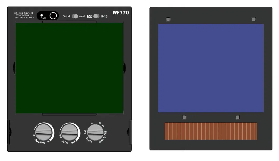 Auto Darkening Welding Lens Filter with CE/ANSI/Z94.3 Certification (WF770)