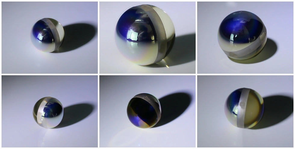 Optical Glass High Precision Aluminum Coating Laser Cat Eye Reflector Lens