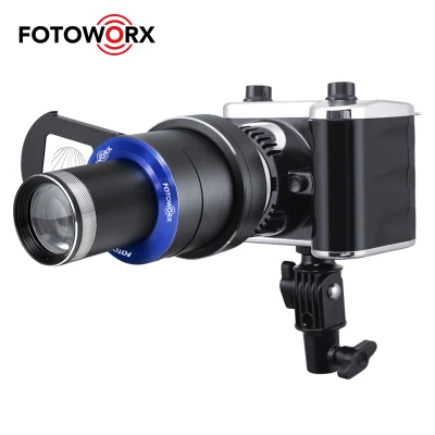 Nueva llegada Fotoworx Studio Cámara Len para LED Luz de vídeo