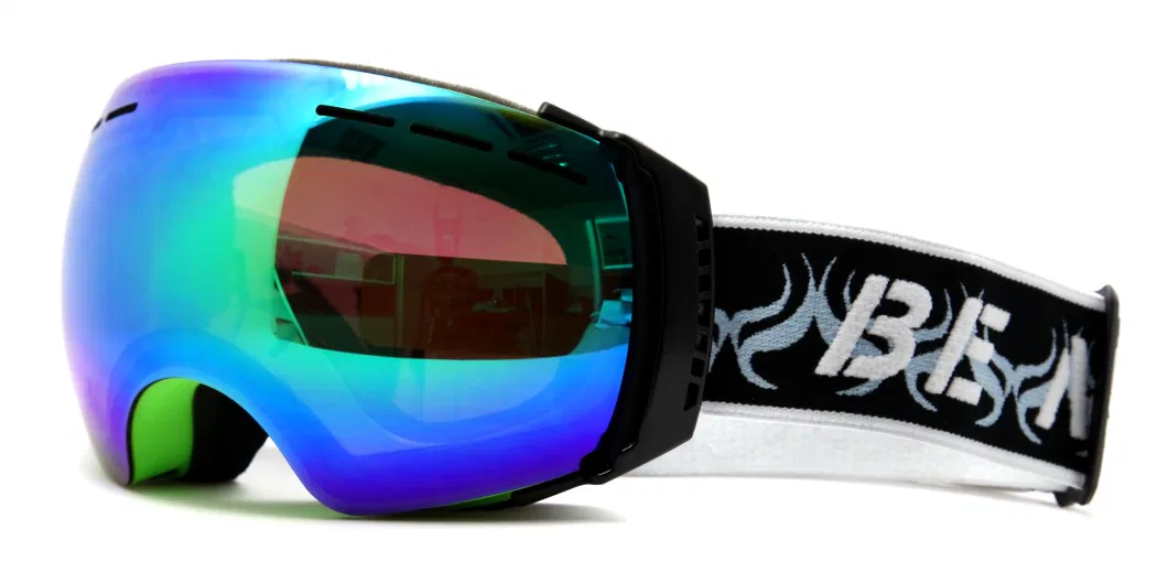 Ultra Soft Triple-Layer Frameless Ski Goggles for Snowboard Double Lens High Elastic Strap Snow Googles Protective Glasses with Fashion Design