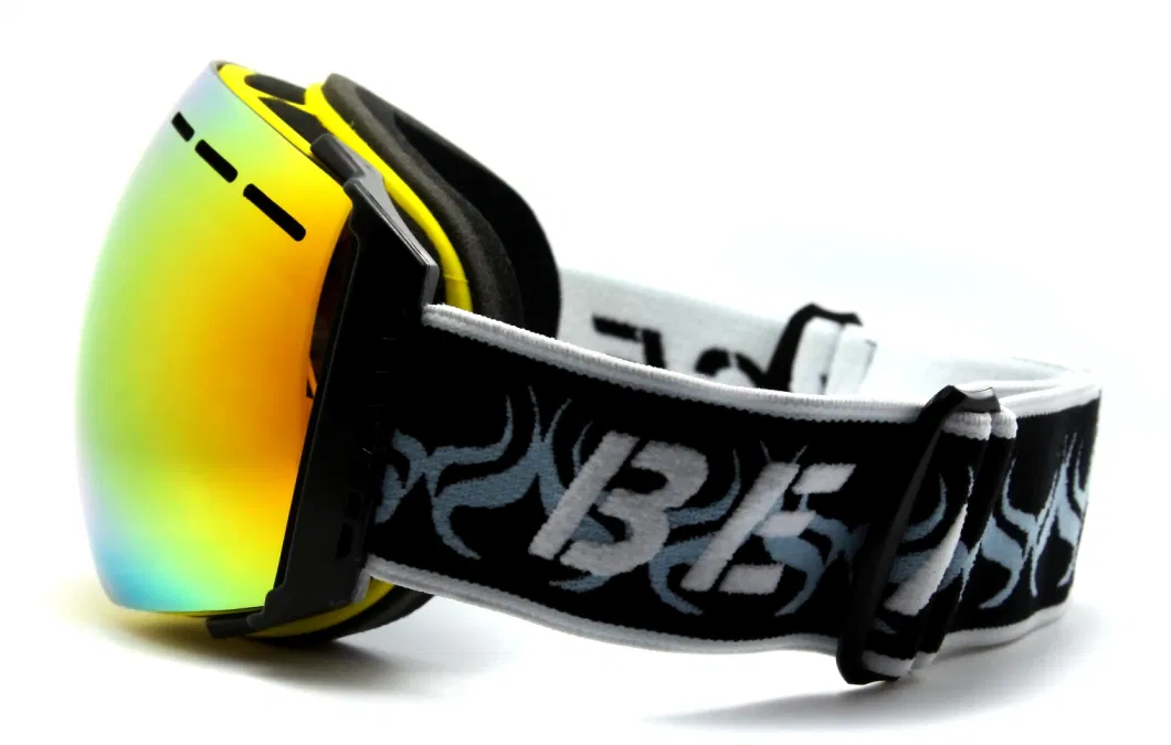 Soft Triple-Layer Frameless Ski Goggles for Snowboard Double Lens High Elastic Strap Snow Googles Protective Glasses