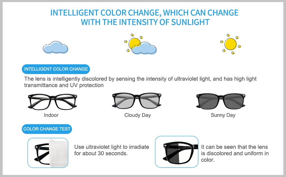 1.56 Photogrey Ar Coating Transition Lens for Eyeglasses