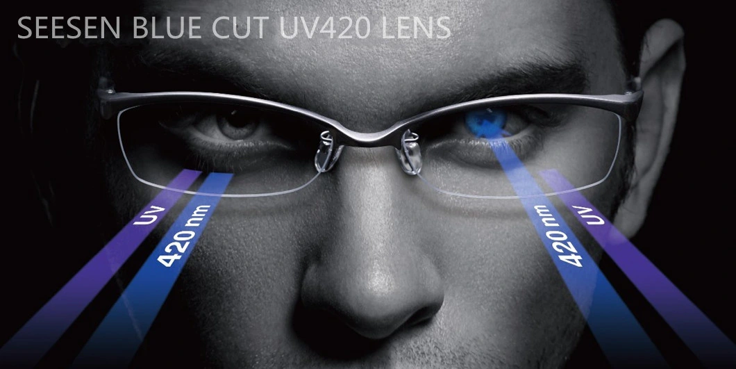 1.56 UV420 Blue Block Lens Anti Blue Ray Photochromic Blue Cut Hmc Lenses